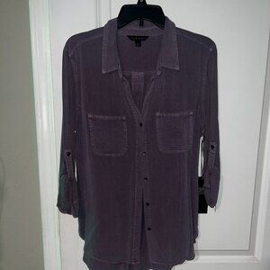 Misses Rock and Republic Roll Cuff Shirt